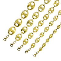 Puffy Mariner Nugget Bracelet (10K)