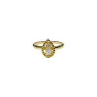 Drop Diamond ring (14K).
