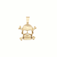 Skull and Crossbones Pendant (14K)