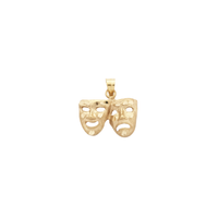 Sock and Buskin Diamond Cut Masks Pendant (14K)