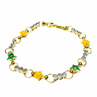 Little Stars CZ Bracelet (14K).