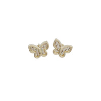Butterfly Stud Earrings (14K)