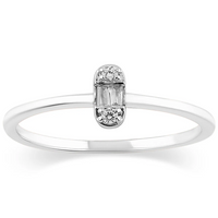 Diamond Baguette Ring (14K)