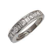 CZ Wedding Ring ( Silver)