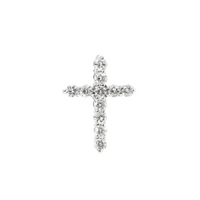 Diamond Cross Slide Pendant (14K)