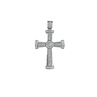 CZ Cross Pendant (Silver)