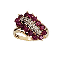 Diamond & Ruby Ring (10K)