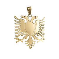 Double-Headed Eagle Pendant (14K)