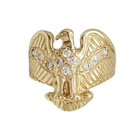 Eagle CZ Ring (14K)