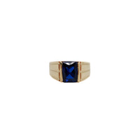 Emerald Cut Men Ring (14K)