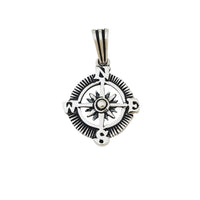 Compass Pendant (Silver)