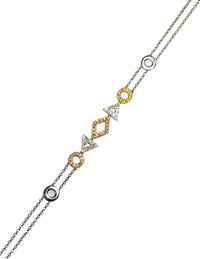 Three Figures Diamond Bracelet (14K).
