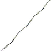 Crescent Diamond Bracelet (10K).