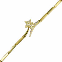 Star CZ Bracelet (14K).