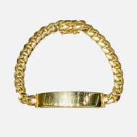 ID Miami Cuban Link Bracelet (14K).