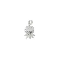 Iced-Out Kermit the Frog Pendant (Silver)