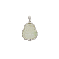 Jade Buddha Diamond Pendant (14K)