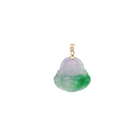 Jade Buddha Pendant (14K).