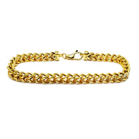 Hollow Franco Anklebracelet Bracelet (14K).