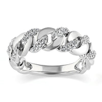 Cuban link Fancy Ring (14k)