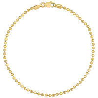 Plain Ball Bracelet (14K).