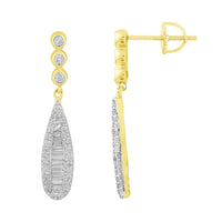 Fancy Diamond Earrings (14K)