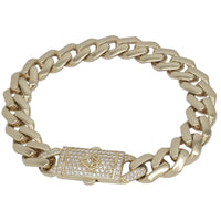 Zirconia Monaco Anklet Bracelet (14K)