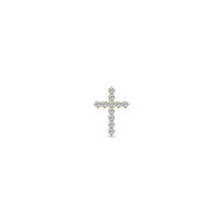 Diamond Hidden Bail Cross Pendant (14K)