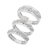 Diamond Wedding 3Pset Ring (14K)