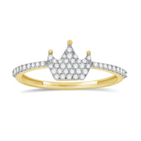 Diamond Crown Ring (14K)
