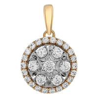 Round Diamond Pendant (14