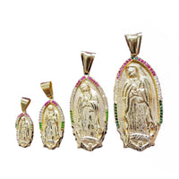 Virgin Mary "Lady of Guadalupe" Pendant (14K)