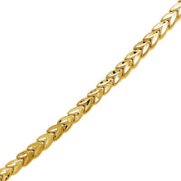 Diamond-cuts Leaf Fancy Bracelet (10K-14K).