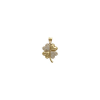 Multi-Texture Four-Leaf Clover Pendant (14K) Popular Jewelry - New York