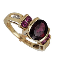 Oval Ruby Ring (10K)