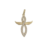 Angel Wings Guardian Pendant (14k)