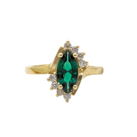 Marquise CZ Lady Ring (14K).