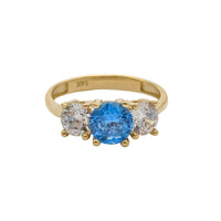 Three Stones Lady Ring (14K)