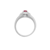 Diamond Flower Setting by Ruby Ring(24K)