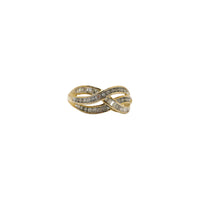 Criss Cross Diamond Ring (10K)