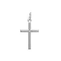 Plain Tube Cross Pendant (Silver)