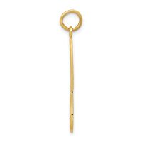 Lacrosse Stick Crosse Pendant (14K)