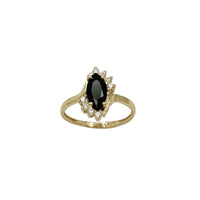 Black Zirconia Lady Ring (14K).