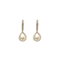 Zirconia Dangling Earring (14K)