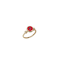 Dark Blue Evil Eye Ring (14K)