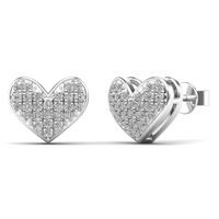 Heart Earring 14K Y/G 0.33 Carats