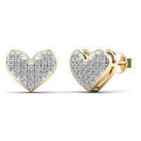 Heart Earring 14K Y/G 0.33 Carats