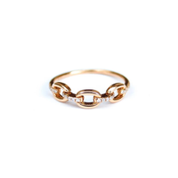 Cable Diamond Ring (14K)