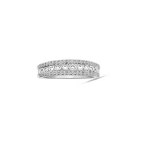 Lady Diamond Hearts Band Ring (14K)