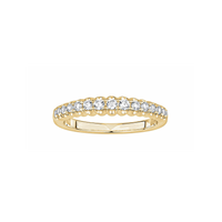 Diamond Engagement 0.33ct Band Ring (14K)